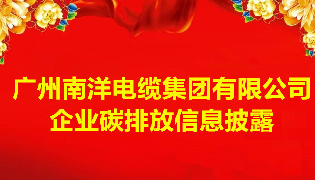广州球速体育电缆集团有限公司企业碳排放信息披露